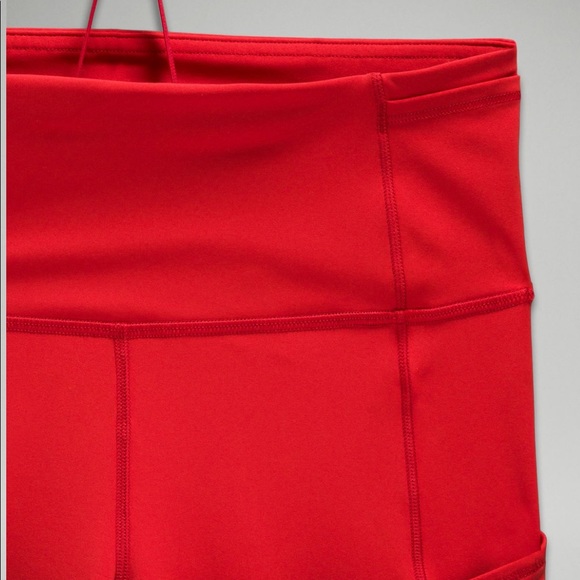 Lululemon x Team Canada Fast and Free Brushed Nulux HR Tight 28” Size 2 Sz 2 - Picture 5 of 6